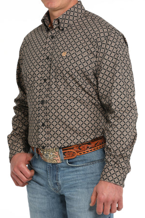 CINCH Men's Black Button-Down Western Shirt