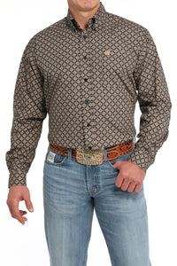 CINCH Men's Black Button-Down Western Shirt