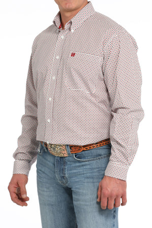 CINCH Men's White Button-Down Western Shirt