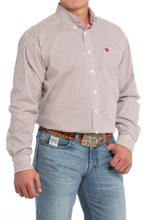 CINCH Men's White Button-Down Western Shirt