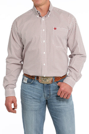 CINCH Men's White Button-Down Western Shirt