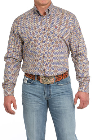 CINCH Men's Purple Button-Down Western Shirt