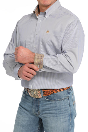 CINCH Men's Purple Button-Down Western Shirt