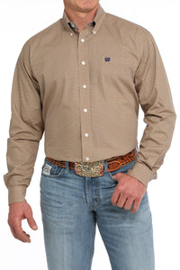 CINCH Men's Gold Button-Down Western Shirt