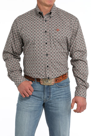 CINCH Men's Navy Button-Down Western Shirt