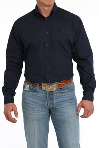 CINCH Men's Navy Button-Down Western Shirt