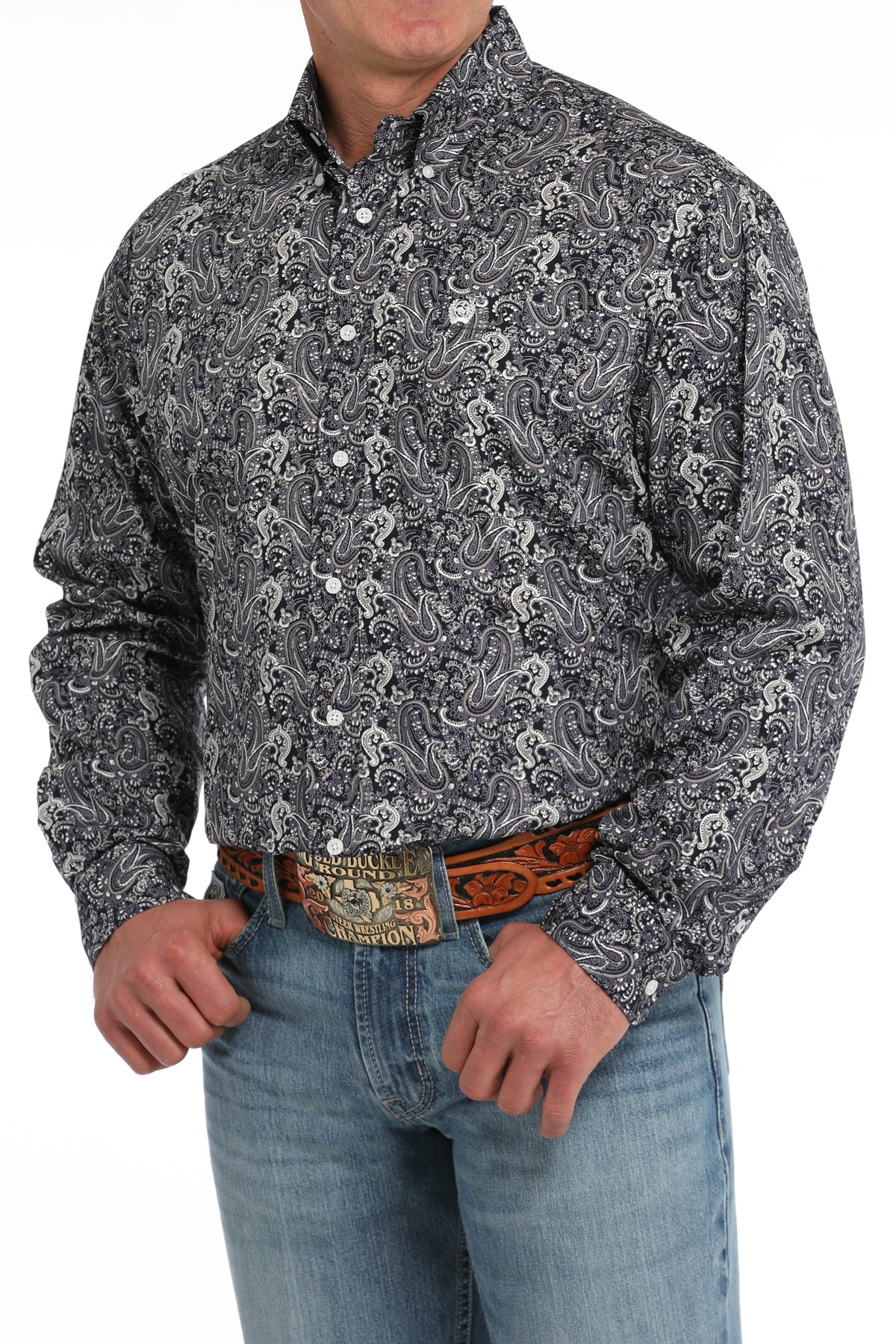 CINCH Men's L/S Button-Down Western Shirt