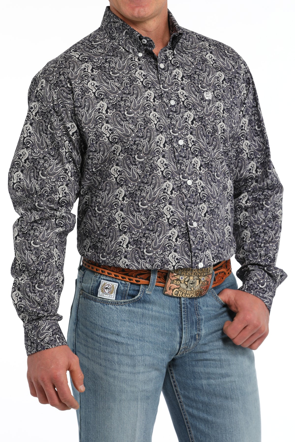 CINCH Men's L/S Button-Down Western Shirt