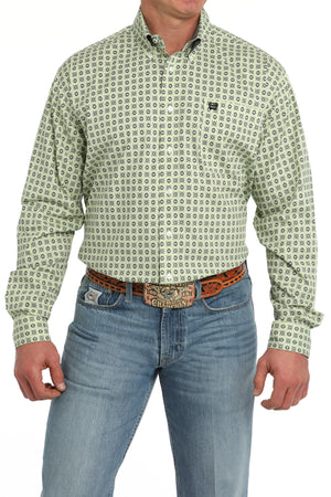 CINCH Men's Lime Button-Down Western Shirt