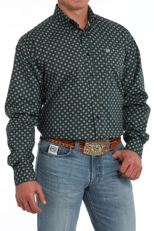 CINCH Men's Black Button-Down Western Shirt