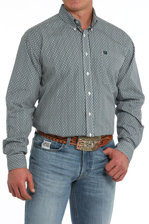 CINCH Men's White Button-Down Western Shirt