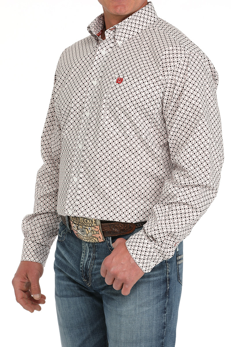 CINCH Men's White Button-Down Western Shirt