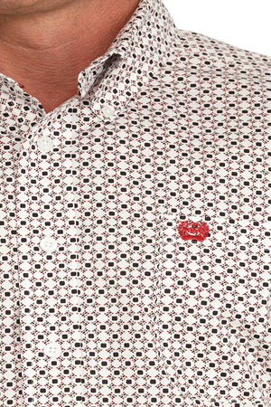 CINCH Men's White Button-Down Western Shirt