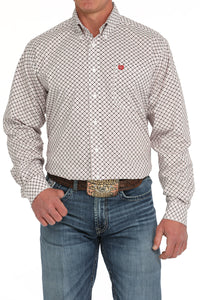 CINCH Men's White Button-Down Western Shirt