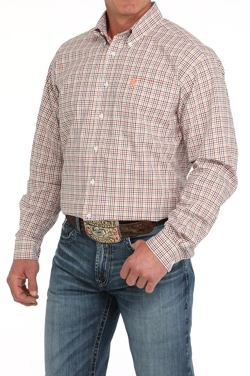 CINCH Men's White Button-Down Western Shirt
