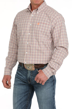 CINCH Men's White Button-Down Western Shirt