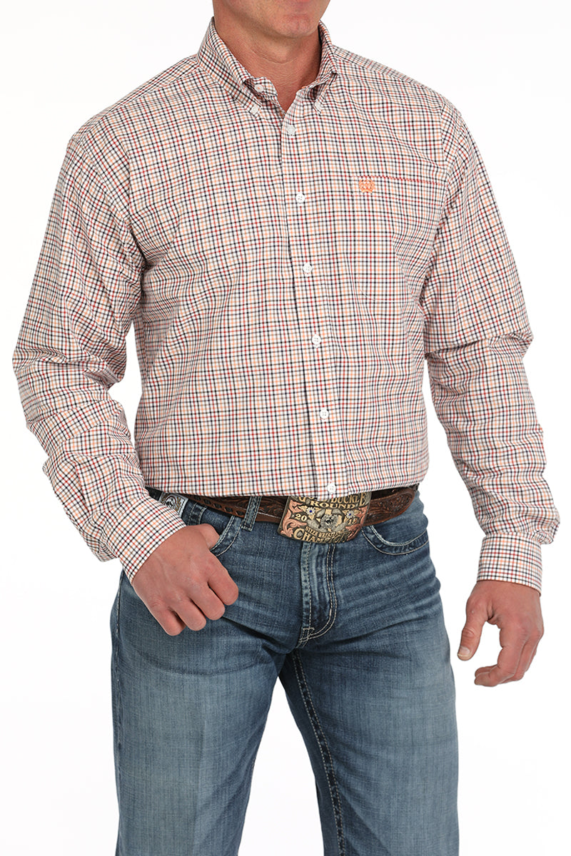 CINCH Men's White Button-Down Western Shirt