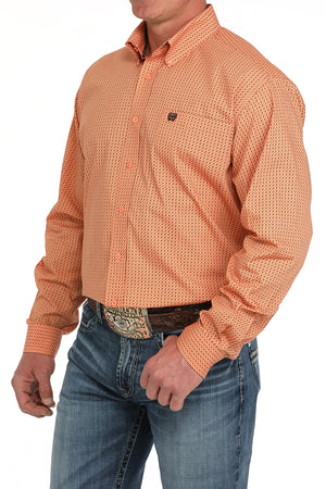 CINCH Men's Coral Button-Down Western Shirt