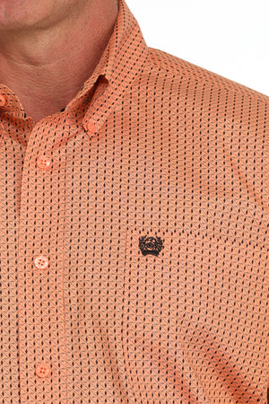 CINCH Men's Coral Button-Down Western Shirt