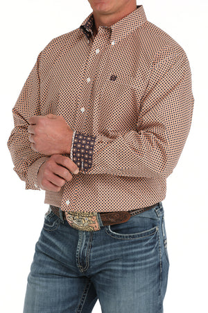 CINCH Men's Coral Button-Down Western Shirt
