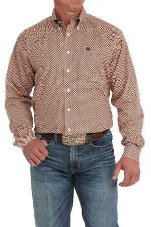 CINCH Men's Coral Button-Down Western Shirt