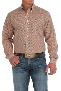 CINCH Men's Coral Button-Down Western Shirt