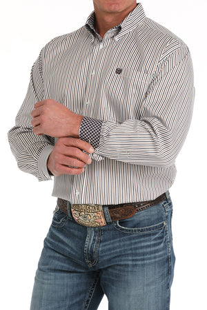 CINCH Men's White Button-Down Western Shirt