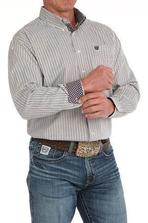 CINCH Men's White Button-Down Western Shirt