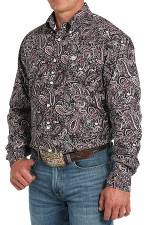 CINCH Men's Paisley Button-Down Western Shirt