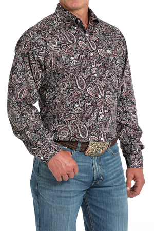 CINCH Men's Paisley Button-Down Western Shirt