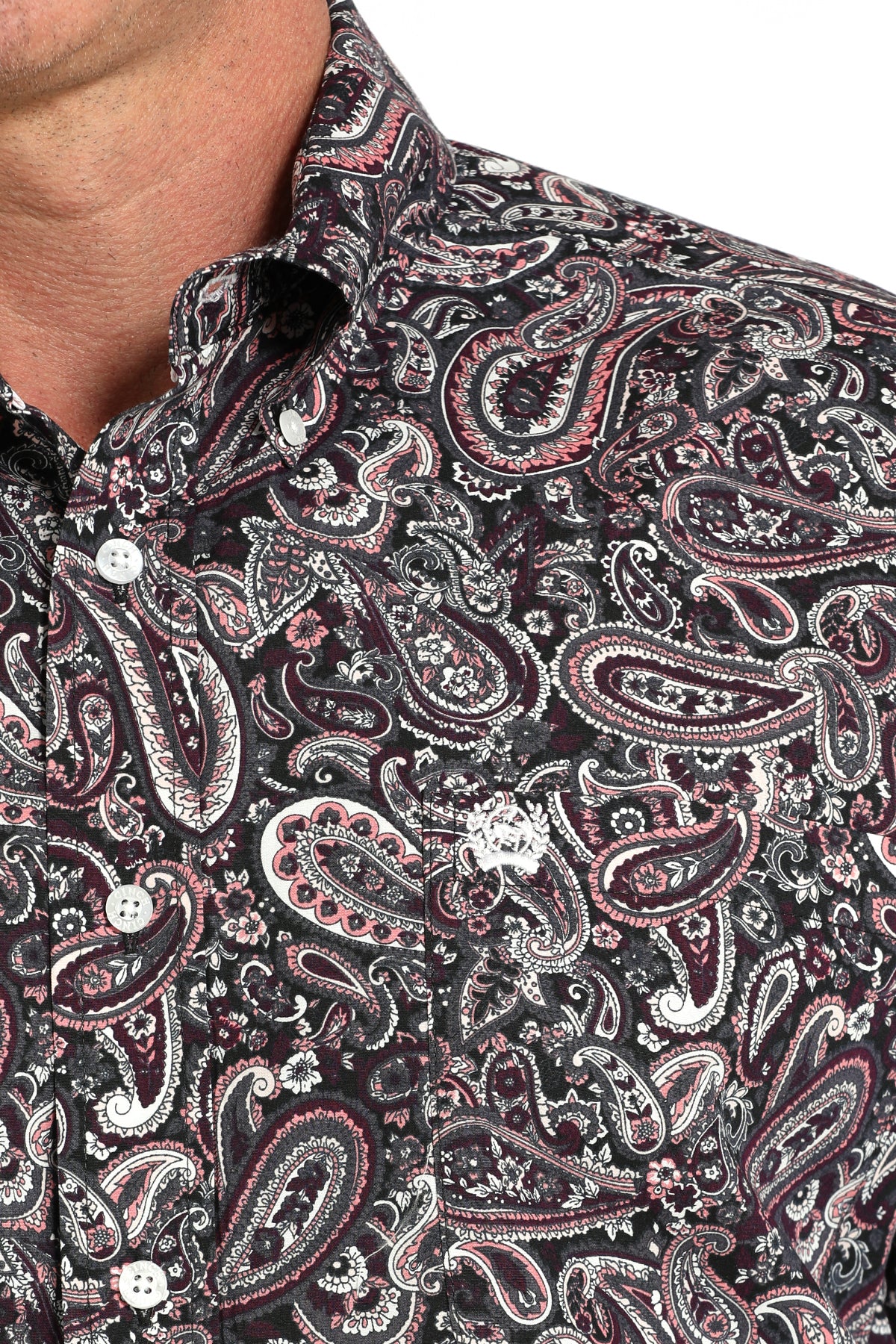 CINCH Men's Paisley Button-Down Western Shirt