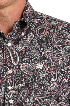 CINCH Men's Paisley Button-Down Western Shirt