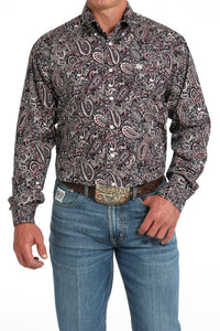 CINCH Men's Paisley Button-Down Western Shirt