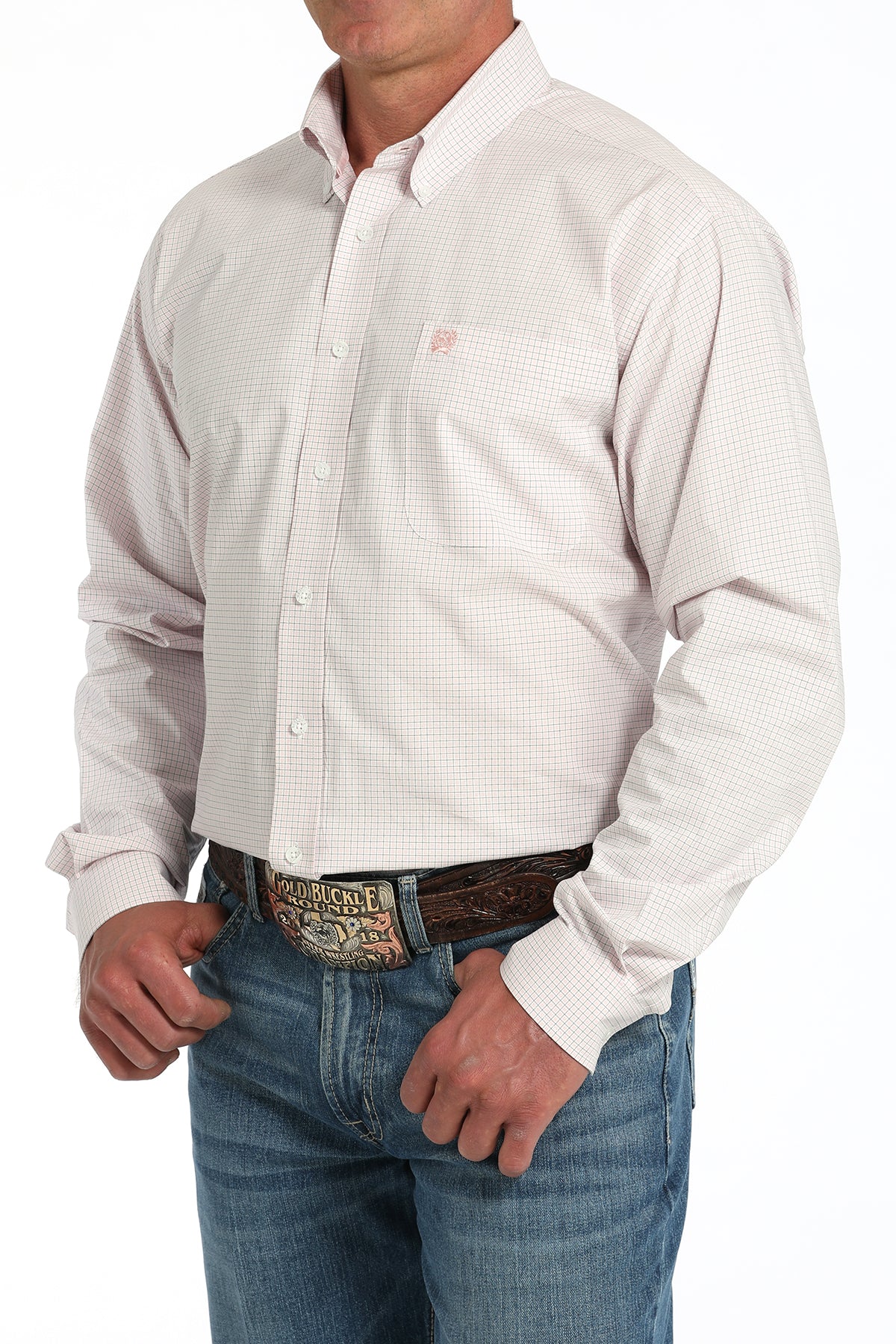 CINCH Men's Plaid Button-Down Western Shirt