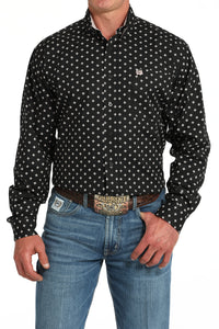 CINCH Men's Black Button-Down Western Shirt
