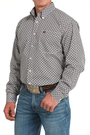 CINCH Men's White Button-Down Western Shirt