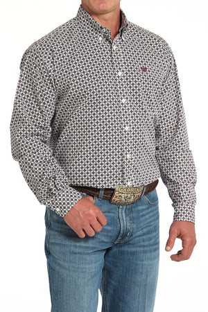 CINCH Men's White Button-Down Western Shirt
