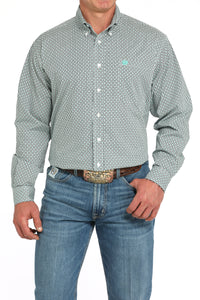 CINCH Men's Printed Printed Button-Down Western Shirt