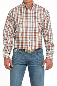 CINCH Men's Plaid Button-Down Western Shirt