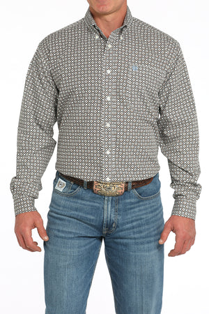 CINCH Men's Printed Button-Down Western Shirt