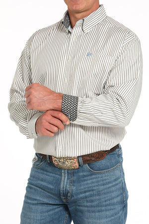 CINCH Men's Sripe Button-Down Western Shirt