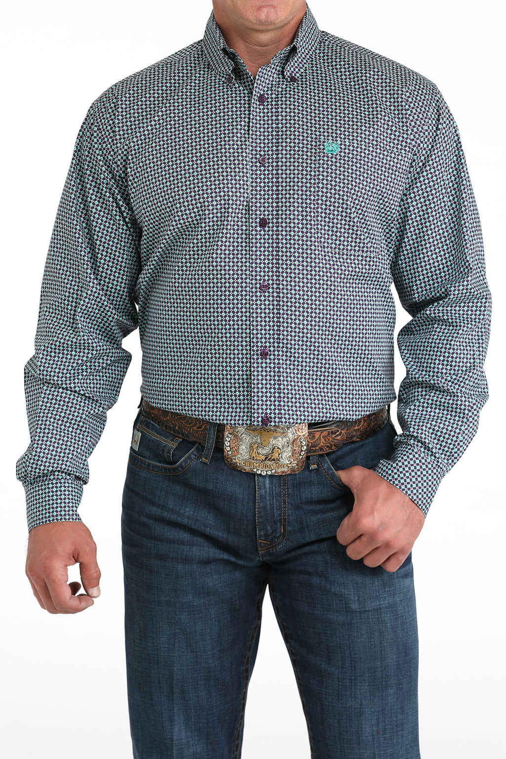 CINCH Men's Stretch Classic Fit Button-Down Western Shirt