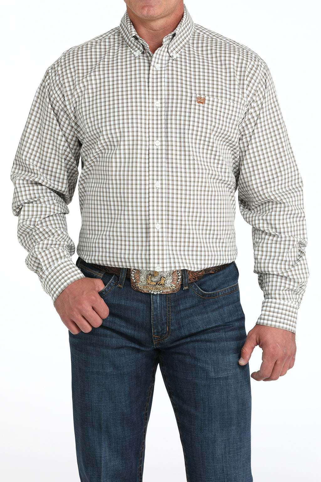 CINCH Men's Stretch Classic Fit Button-Down Western Shirt