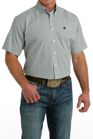 CINCH Men's Short Sleeve Button-Down Western Shirt