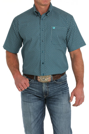 CINCH Men's Blue Button-Down Western Shirt