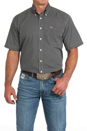 CINCH Men's Grey Button-Down Western Shirt
