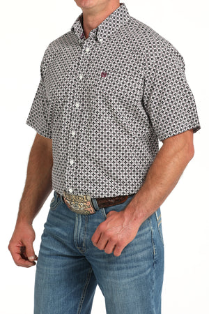 CINCH Men's White Button-Down Western Shirt