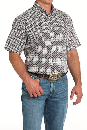 CINCH Men's White Button-Down Western Shirt