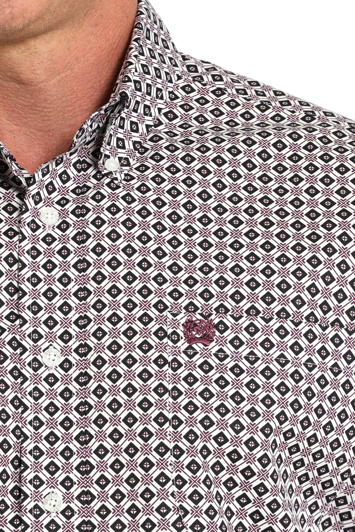 CINCH Men's White Button-Down Western Shirt