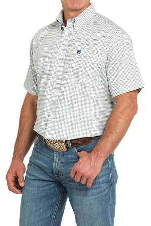 CINCH Men's White Button-Down Western Shirt